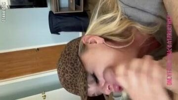 Katrina Thicc wants cum from a stranger's cock