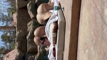Sara Gold & Blahgigi Nude at a Resort