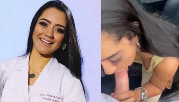 Brazilian doctor fucking on the street sex tape leaked