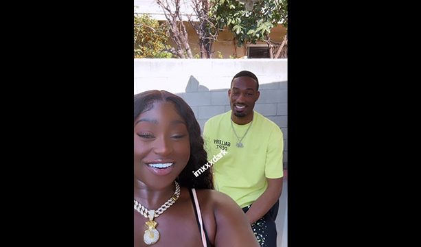 Jenise Outside Swallow cum