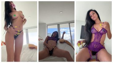 Camilla Araujo Nude Dildo Sucking Vibrator Masturbation Video
