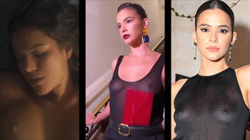 Coletânea de cenas nua da Bruna Marquezine pagando peitinho